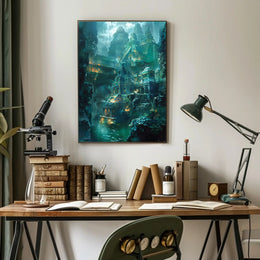 Enchanting Atlantis Fantasy World Poster PosterGoat