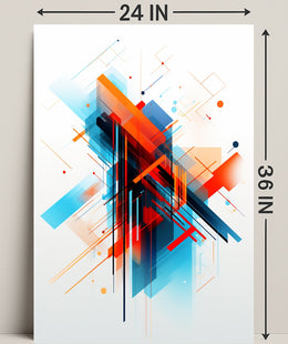 Geometric Abstraction Abstract Poster PosterGoat