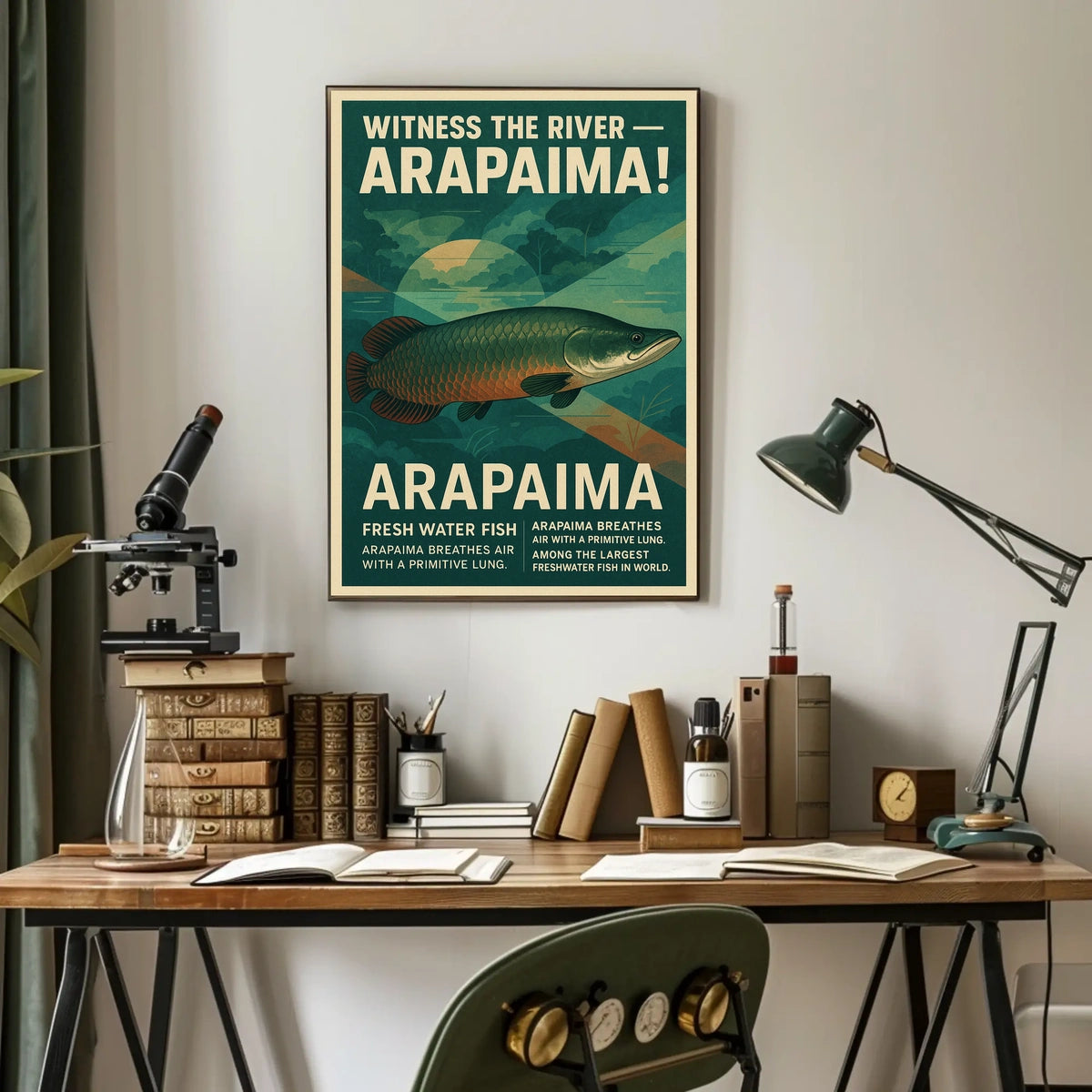 Witness The River Arapaima Poster