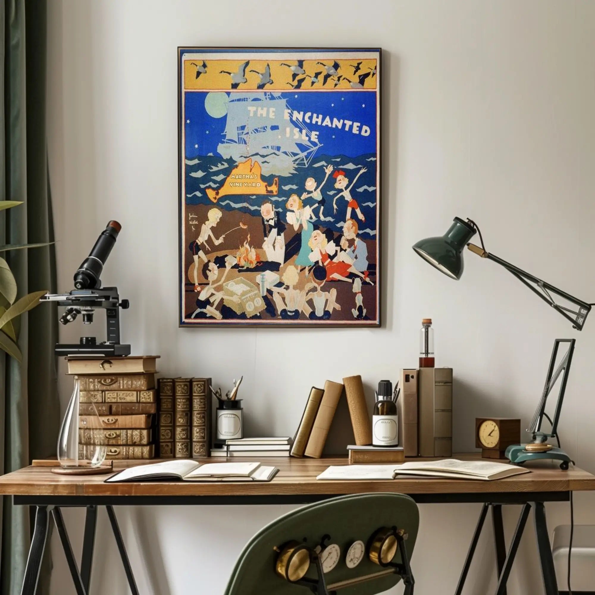 The Enchanted Isle of Martha's Vineyard Poster PosterGoat