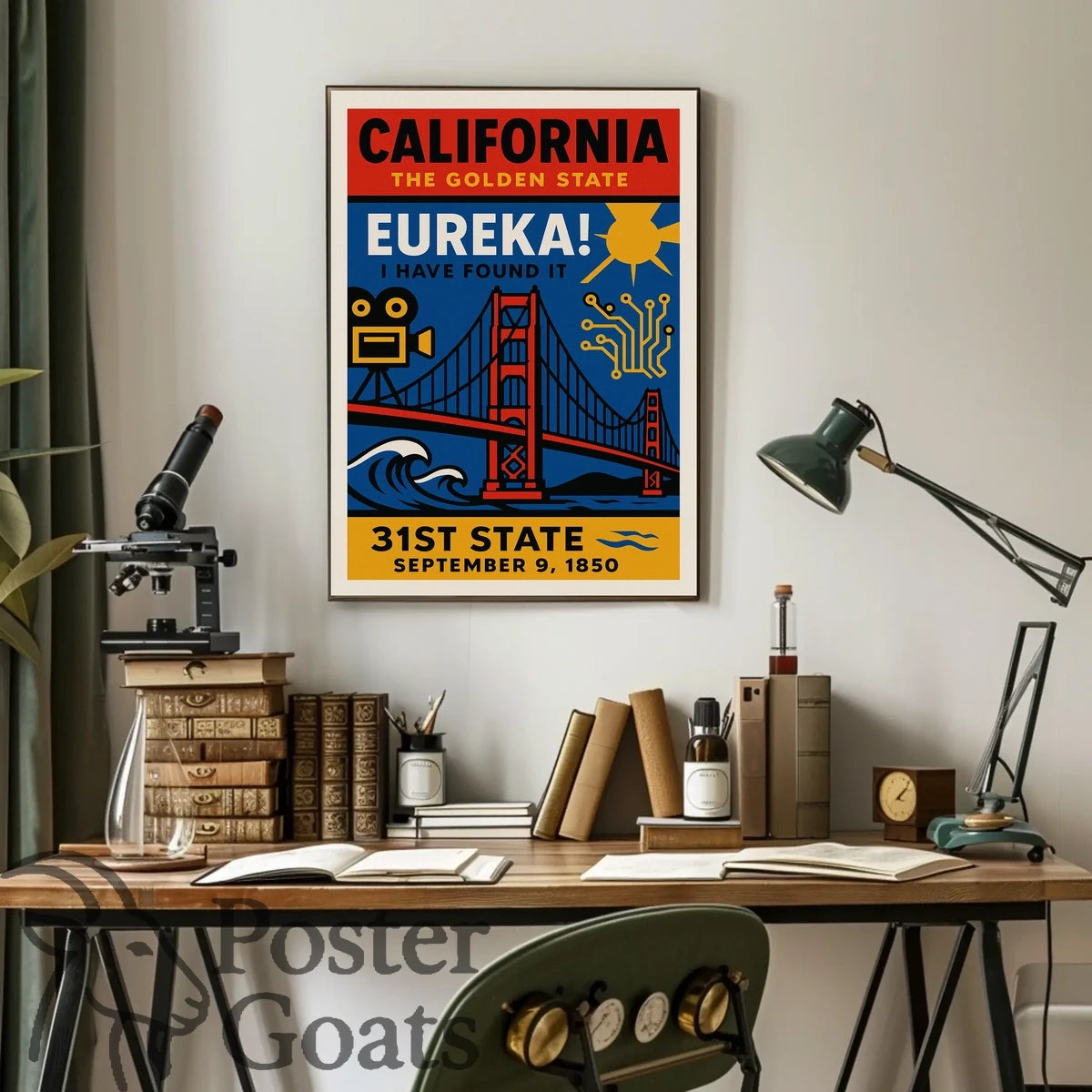 California Golden State Culture – Cultural or Heritage Poster
