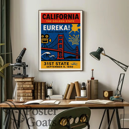 California Golden State Culture – Cultural or Heritage Poster
