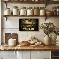 Tehran Cityscape Poster