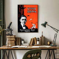 Evans Brown Vintage Art Deco Performer Poster