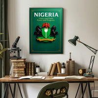 Nigeria Unity and Faith, Peace and Progress Poster PosterGoat