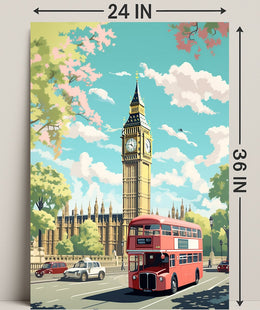 London Iconic Scene Poster