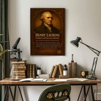 Henry Laurens Patriot and Political Enigma Poster