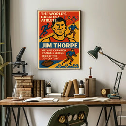The Worlds Greatest Athlete Jim Thorpe Poster