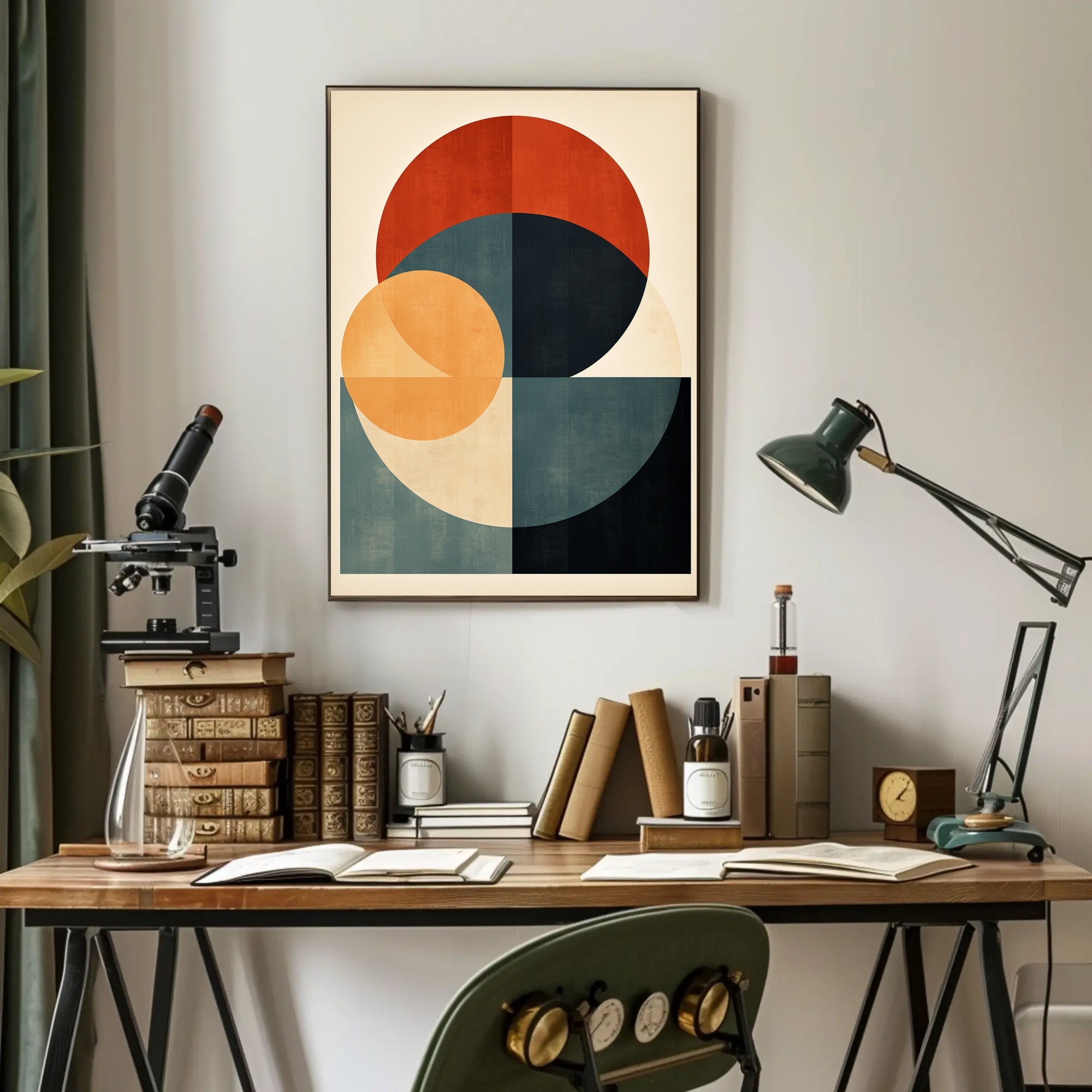 Geometric Harmony Poster