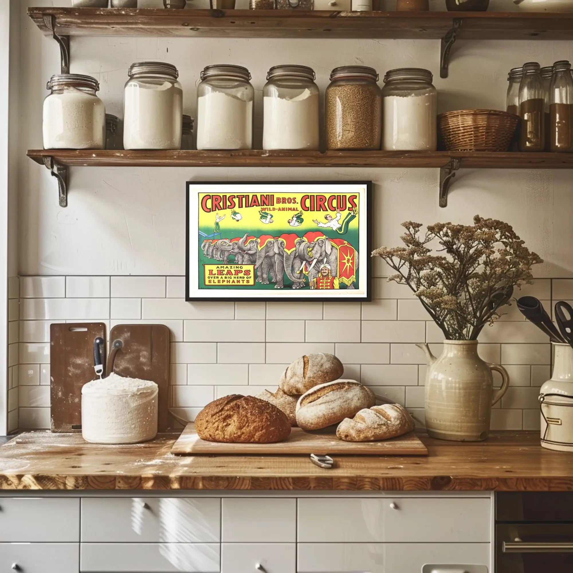 Cristiani Bros. Wild-Animal Circus Poster