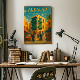 Al Balad The Colorful Heart Of Jeddah Poster