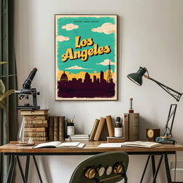 Los Angeles Vintage Poster