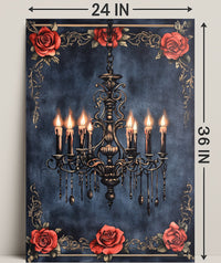Chandelier Elegance Poster
