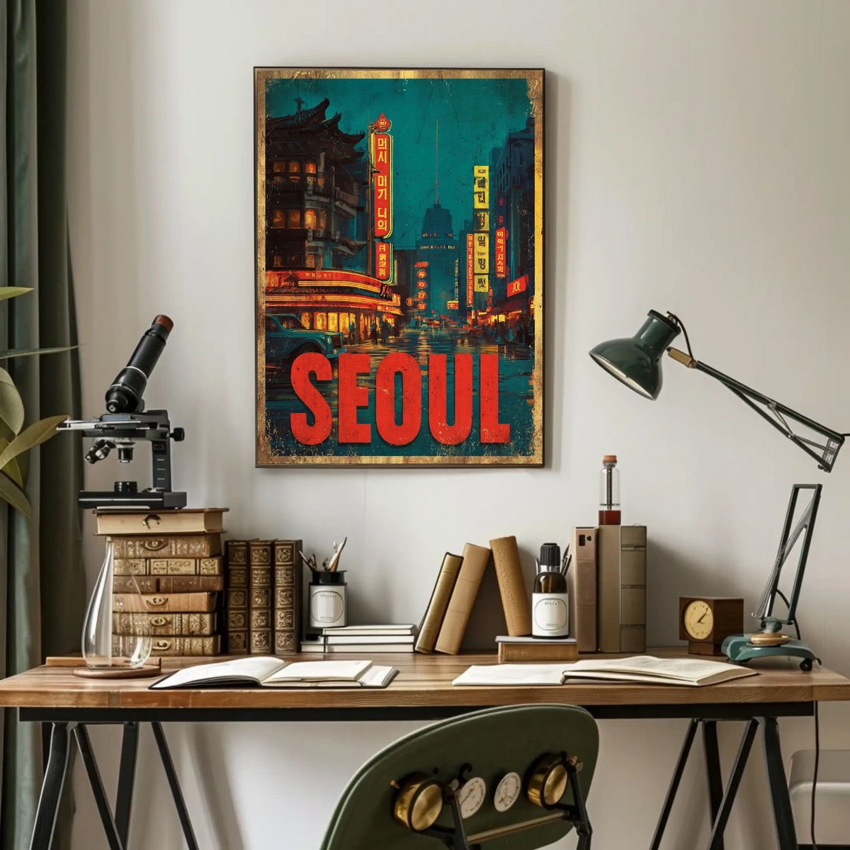 Seoul Nightscape Poster