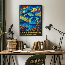 Lake Superior Mosaic Poster