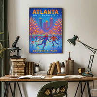 Atlanta Southern Snowfall Poster