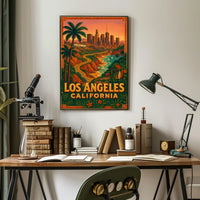 Los Angeles California Dreaming Poster