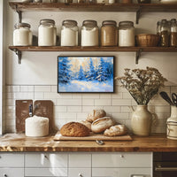 Winter's Tranquil Palette Poster