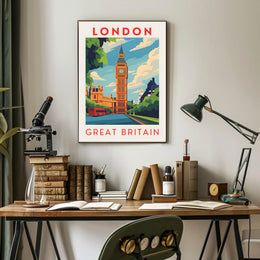 Big Ben Extravaganza: Iconic Travel Poster