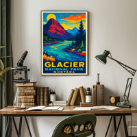 Glacier National Park Montana Poster