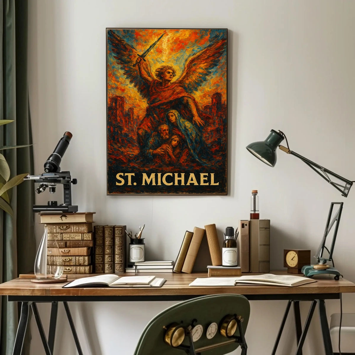 St. Michael Protector And Warrior Poster