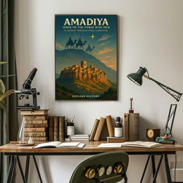 Amadiya Home to the Three Wise Men Poster
