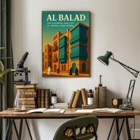 Al Balad The Colorful Old City Of Poster