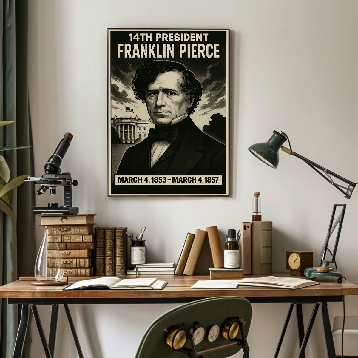 Franklin Pierce 14Th President Poster
