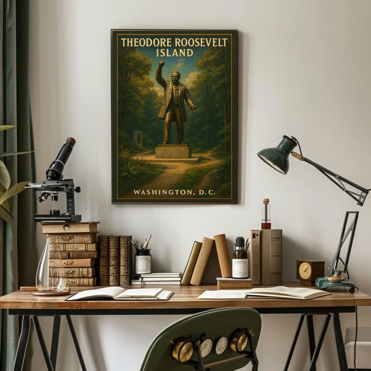 Theodore Roosevelt Island Poster
