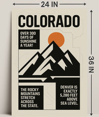 Discover Colorado Wall Art Print Decor PosterGoat
