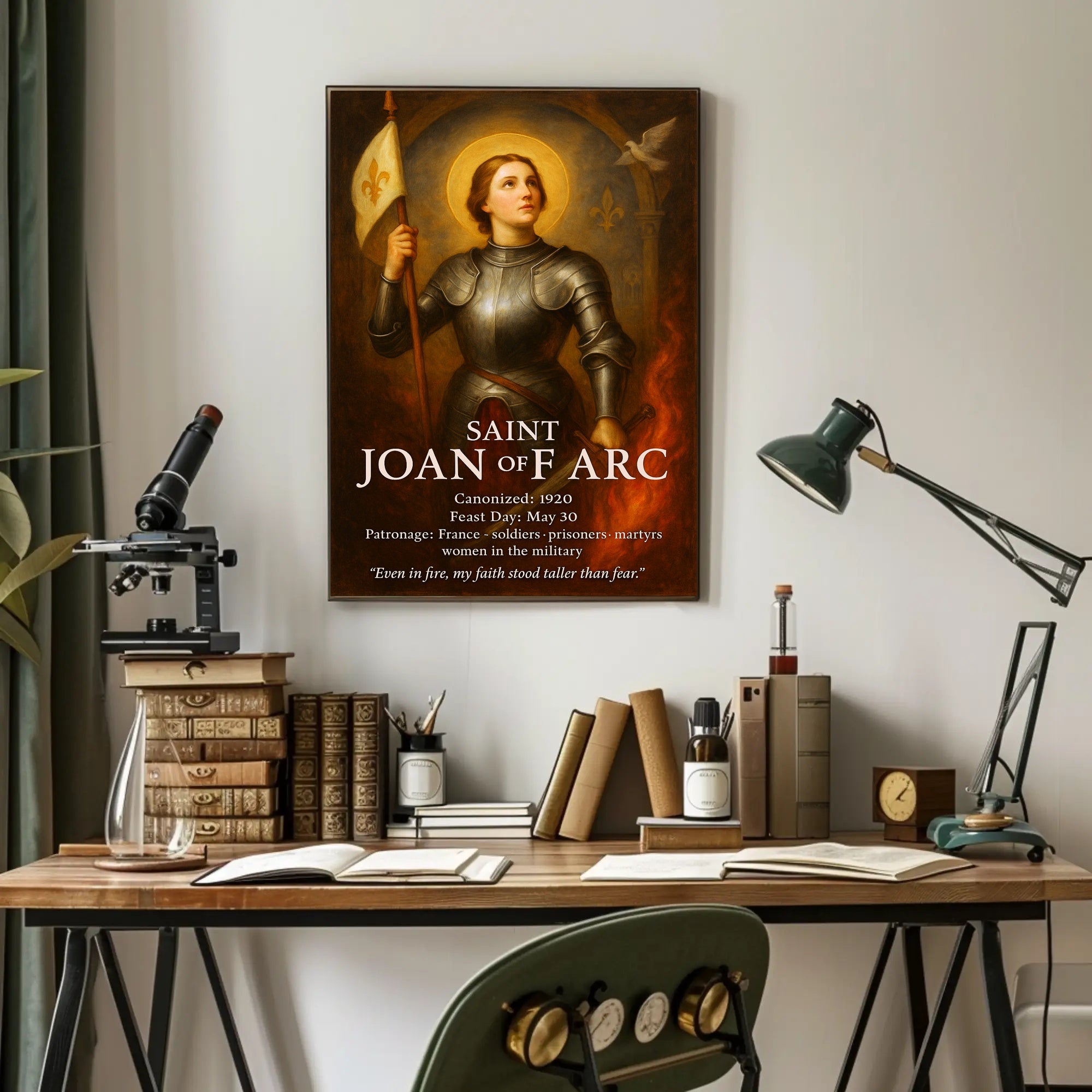 Saint Joan of Arc Poster PosterGoat