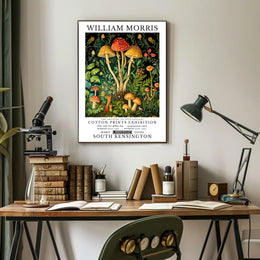 William Morris 19th Century Cotton Prints Poster