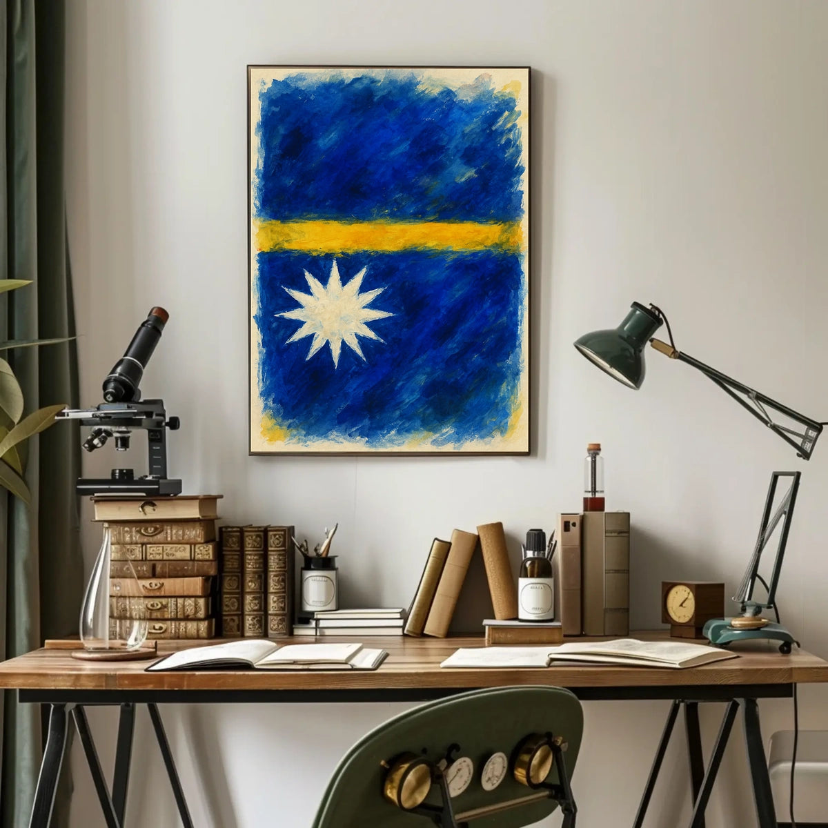 Abstract Flag Art Poster