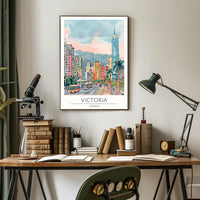 Vibrant Victoria Poster PosterGoat