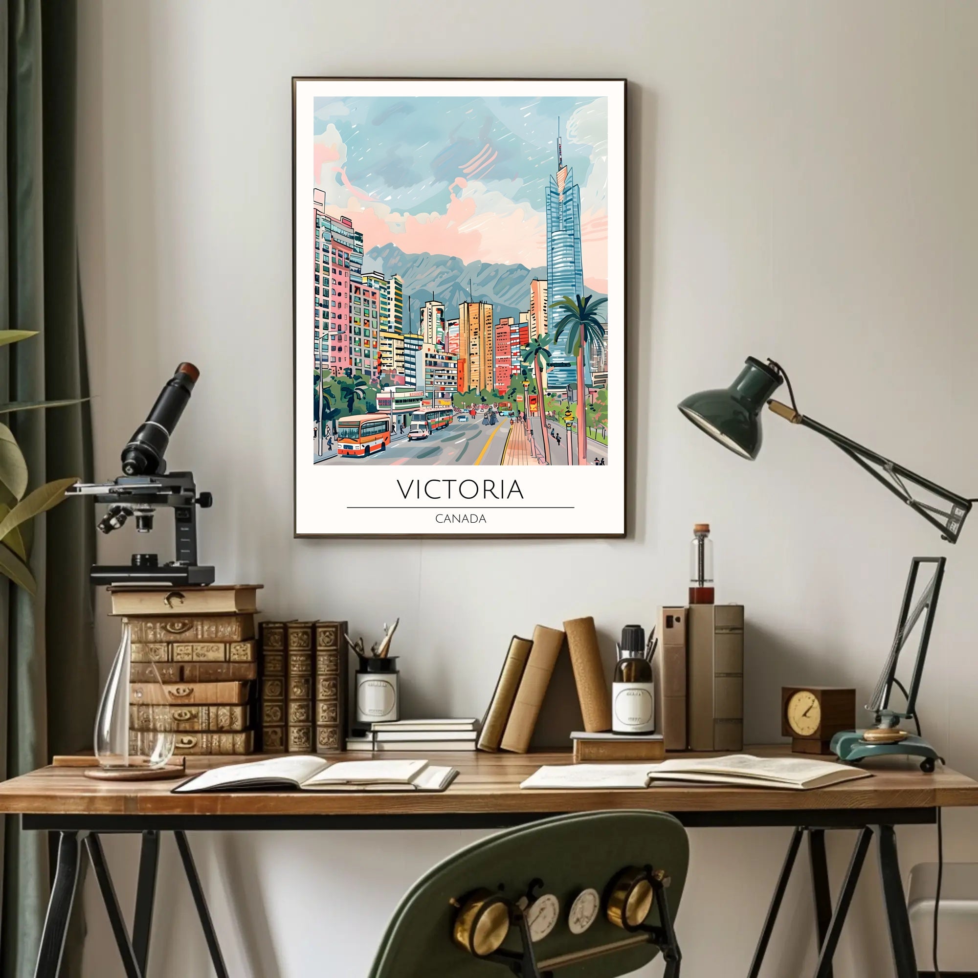 Vibrant Victoria Poster PosterGoat