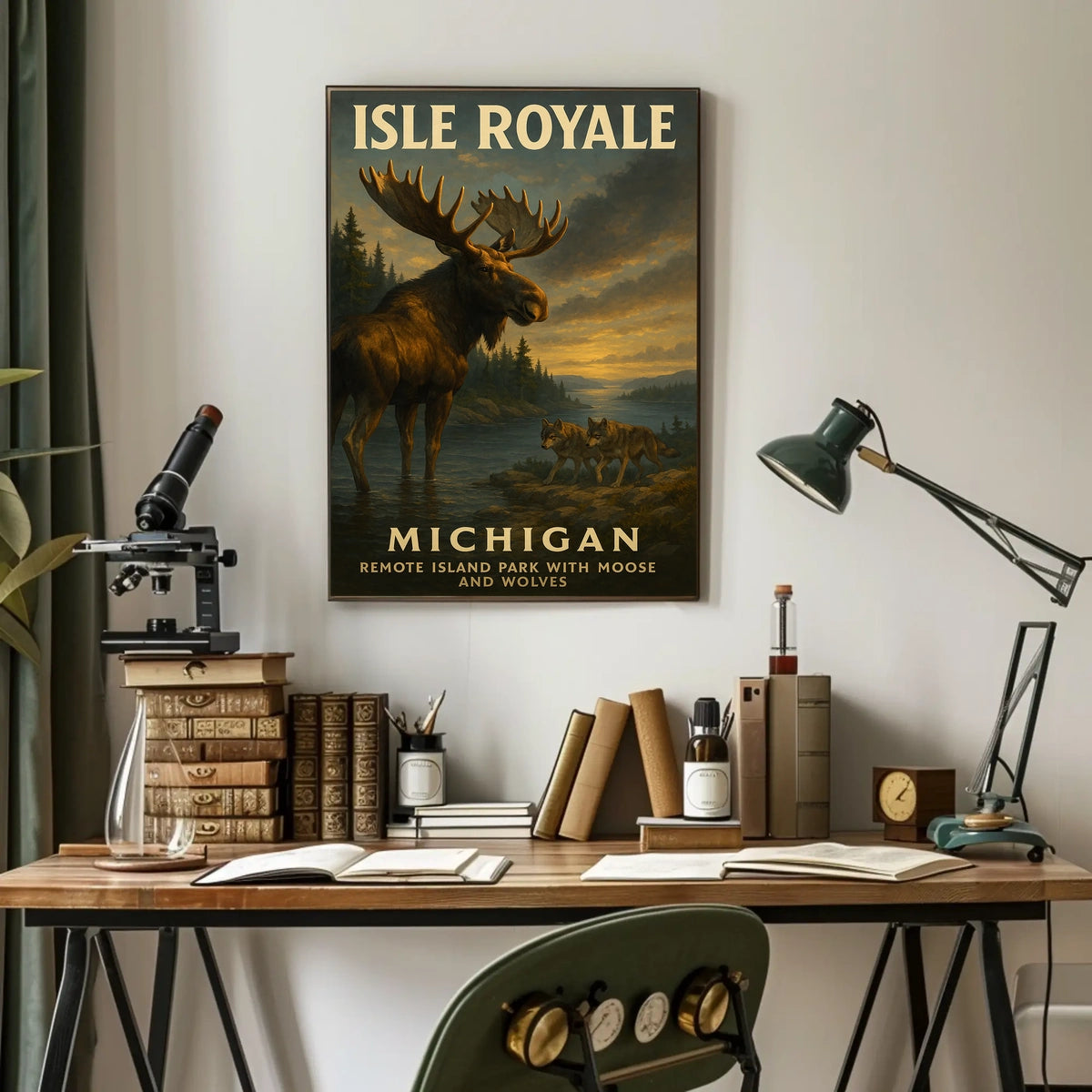 Isle Royale MichiganS Remote Poster