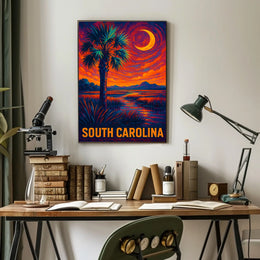 South Carolina Landscape Poster