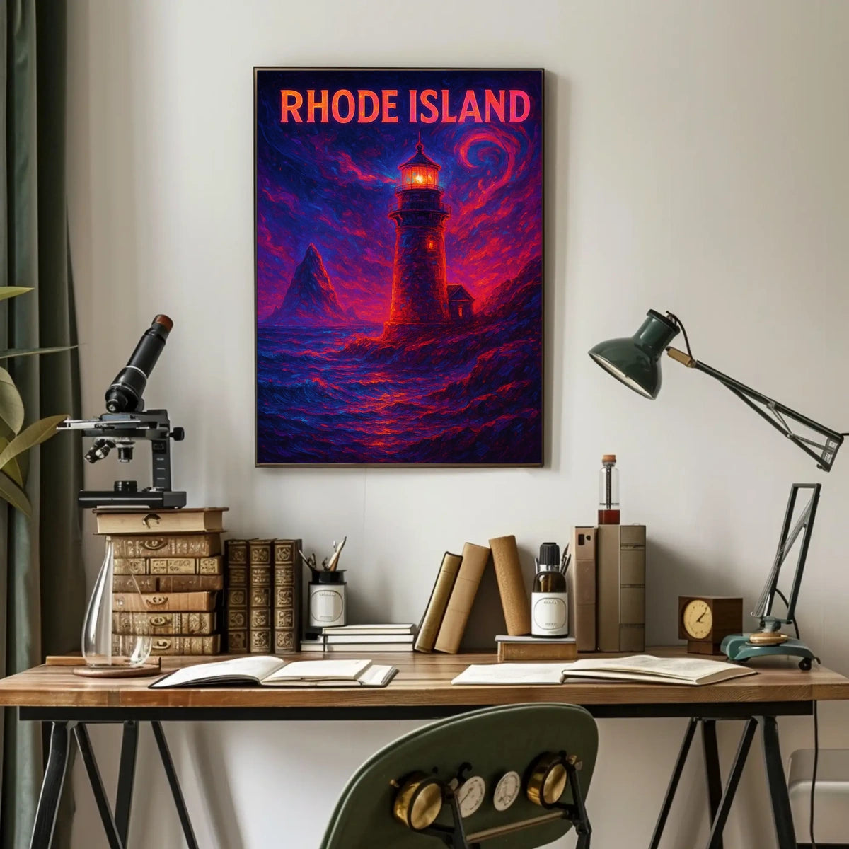 Rhode Island Lighthouse Poster