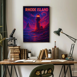 Rhode Island Lighthouse Poster