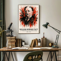 William Howard Taft Portrait: Historical or Presidential Poster