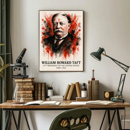 William Howard Taft Portrait: Historical or Presidential Poster