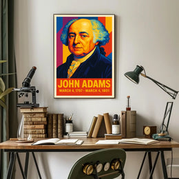 John Adams 2nd President Poster