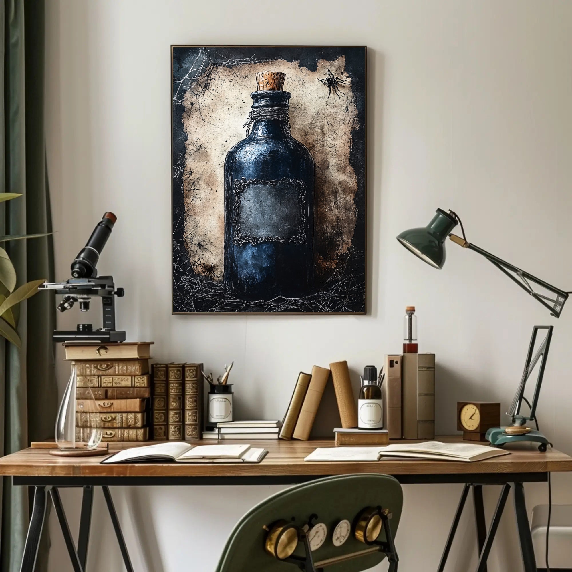Mysterious Potion Bottle Poster