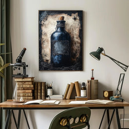 Mysterious Potion Bottle Poster