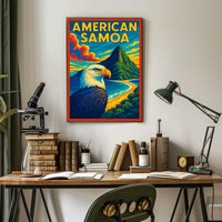 American Samoa Scenic Poster