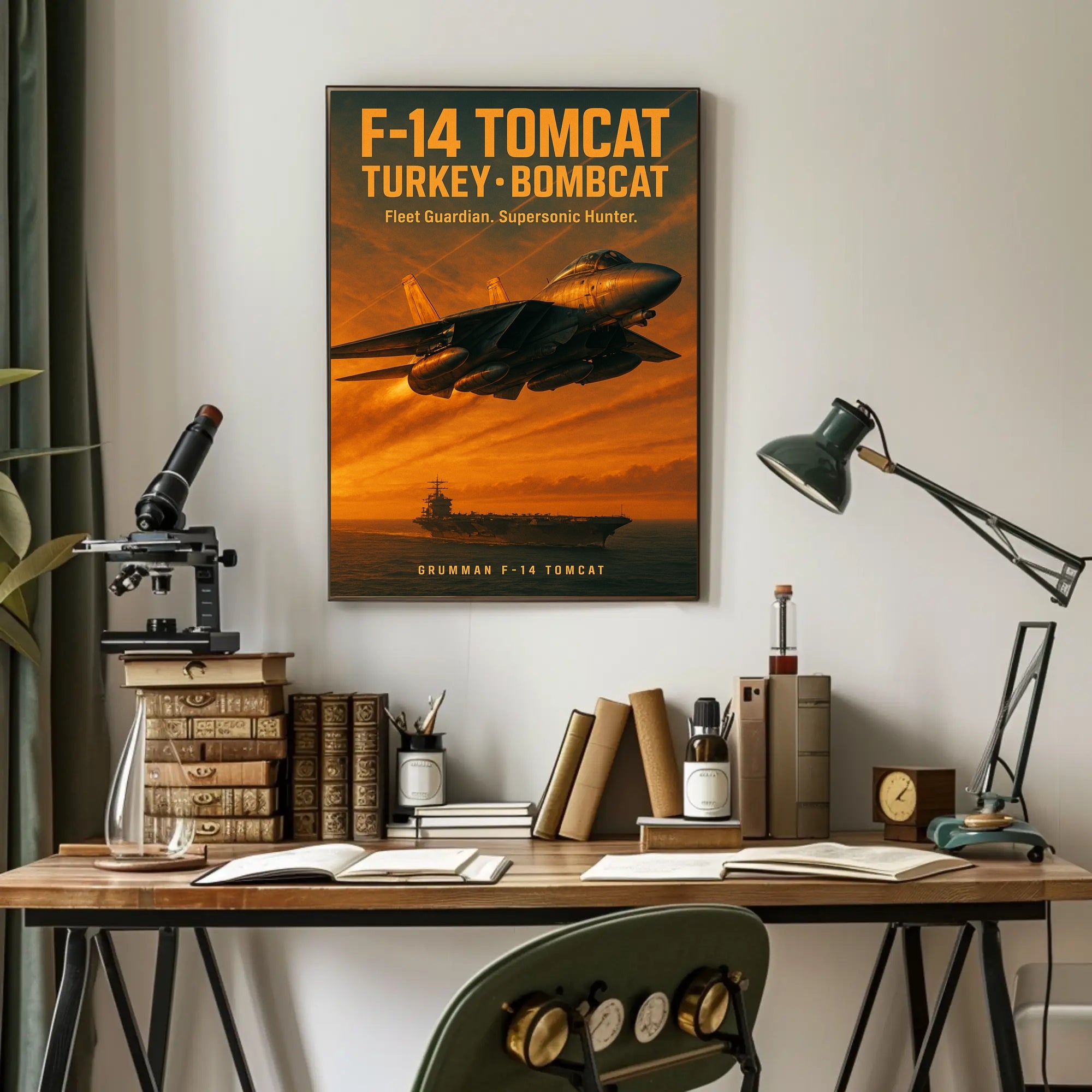 F-14 Tomcat Fleet Guardian Poster