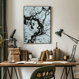 Abstract Winter Landscape Poster