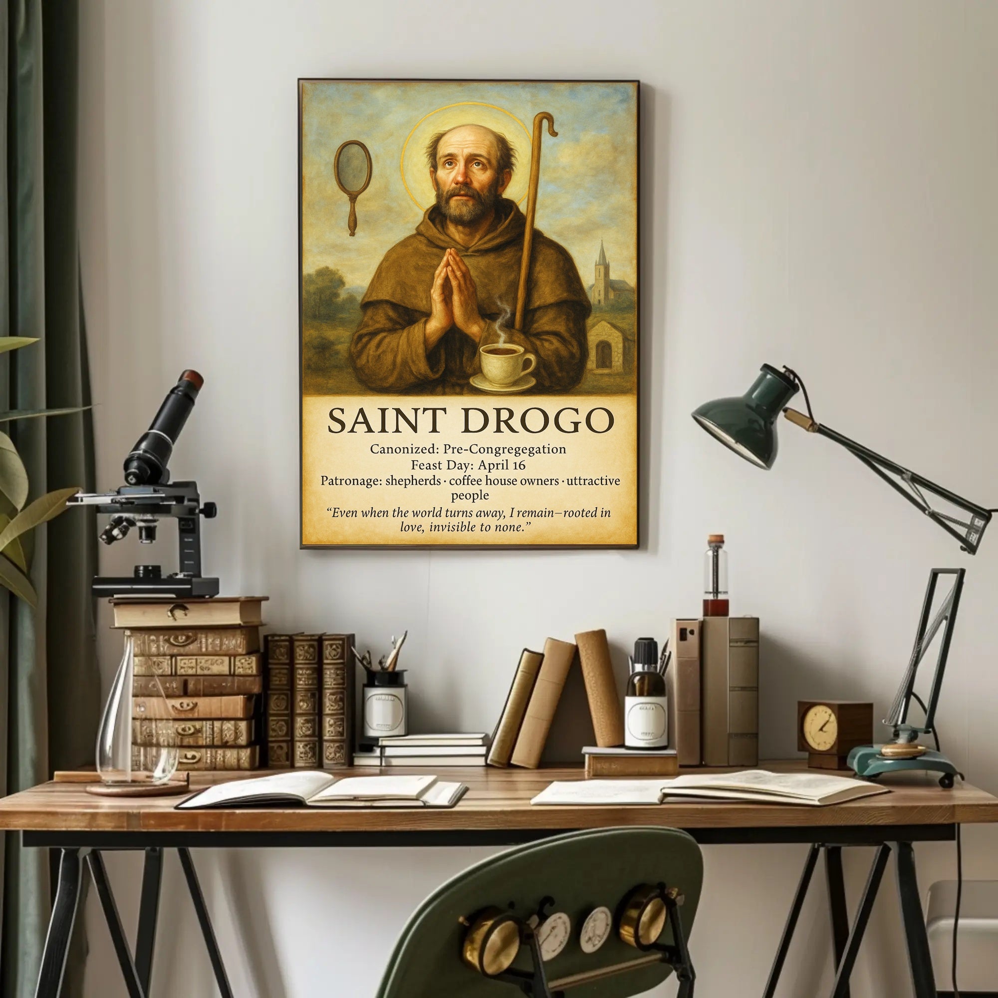 Saint Drogo Poster PosterGoat