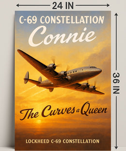 Lockheed C-69 Constellation Connie Poster PosterGoat