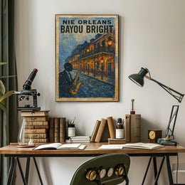 New Orleans Bayou Bright Poster
